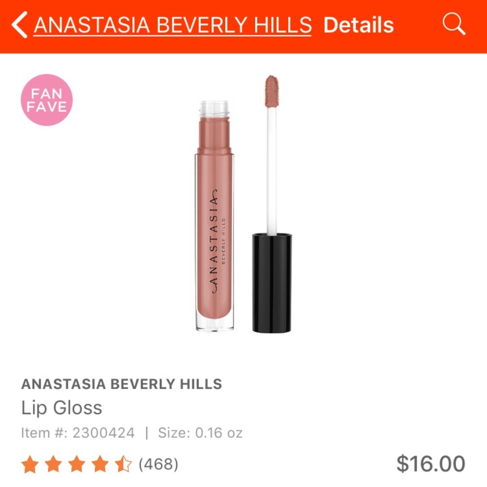 Anastasia Beverly Hills lipgloss